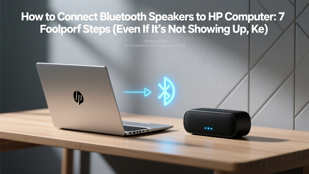 HP Bluetooth Speakers Not Working? Fix It (2026)