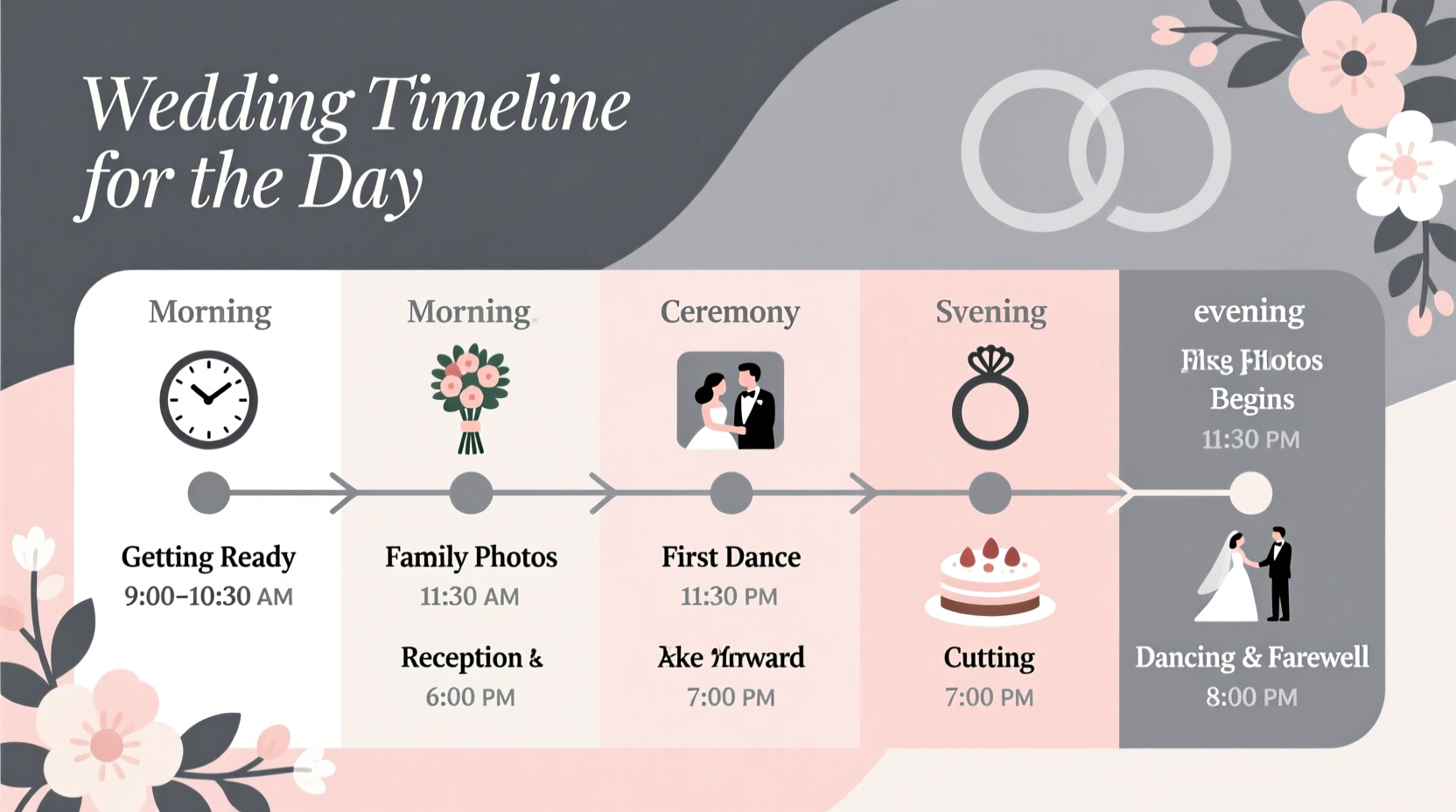 what is a wedding timeline for the day