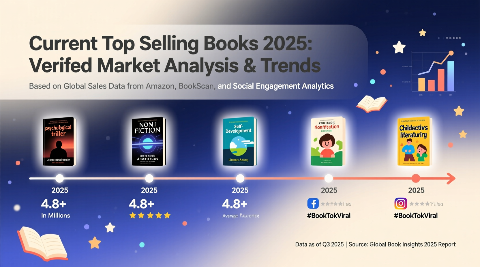 Current Top Selling Books 2025: Verified Market Analysis & Trends
