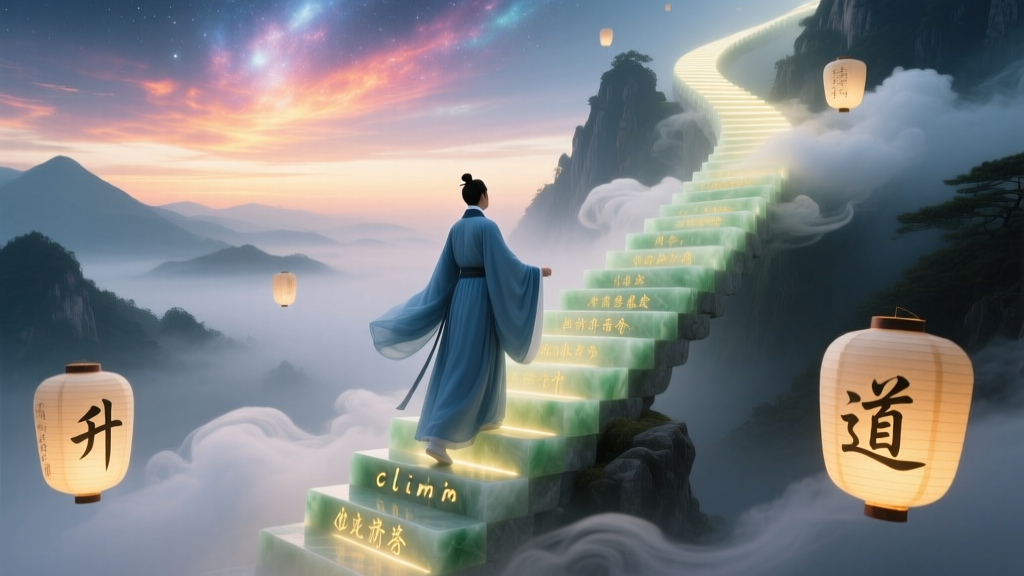 Climbing in Chinese: Cultural Dream Symbolism