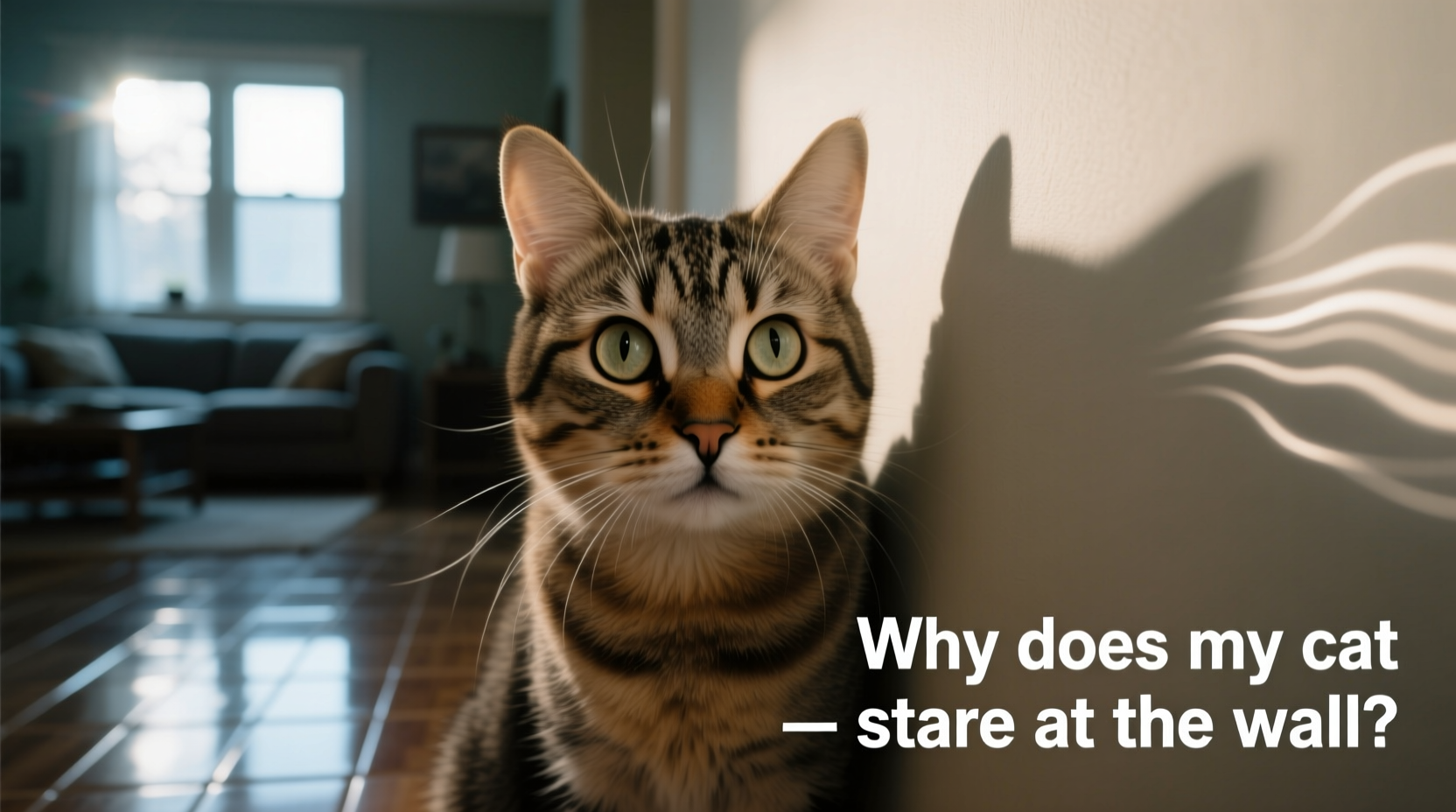 why does my cat stare at the wall ghost or hearing sensitivity