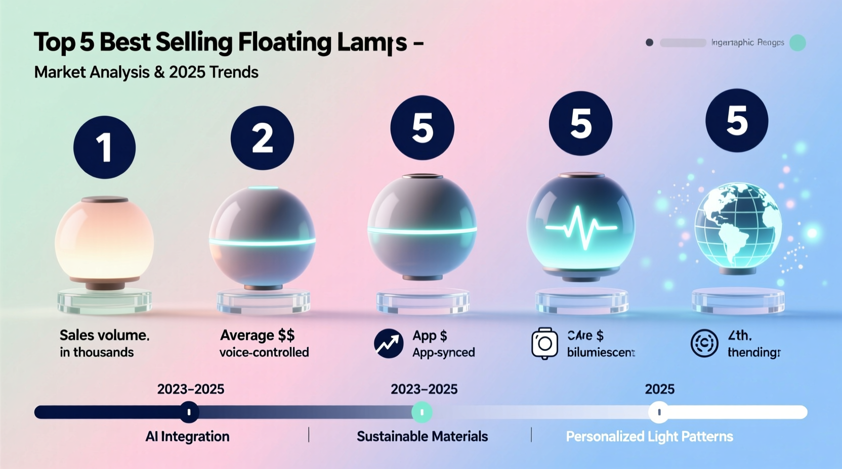 best selling floating lamp