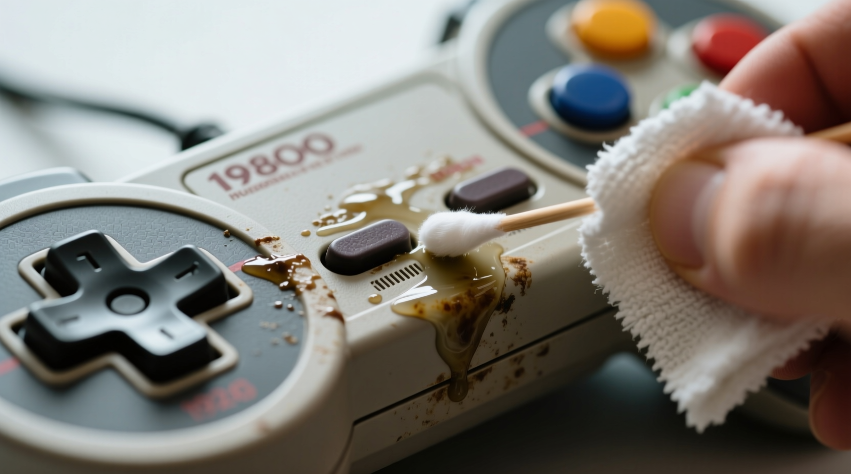 how to clean retro controller grips safely