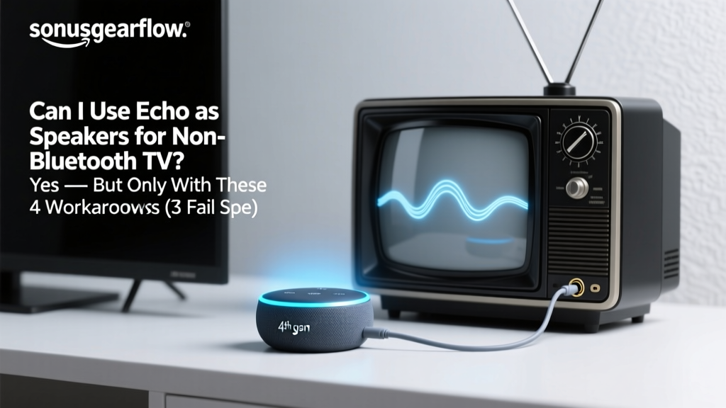 Can I Use Echo as Speakers for Non-Bluetooth TV? (2026)
