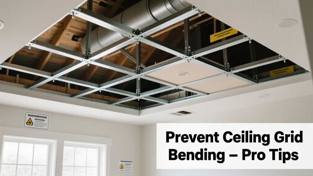 How to Prevent Drop Ceiling Grid Bent in Homes