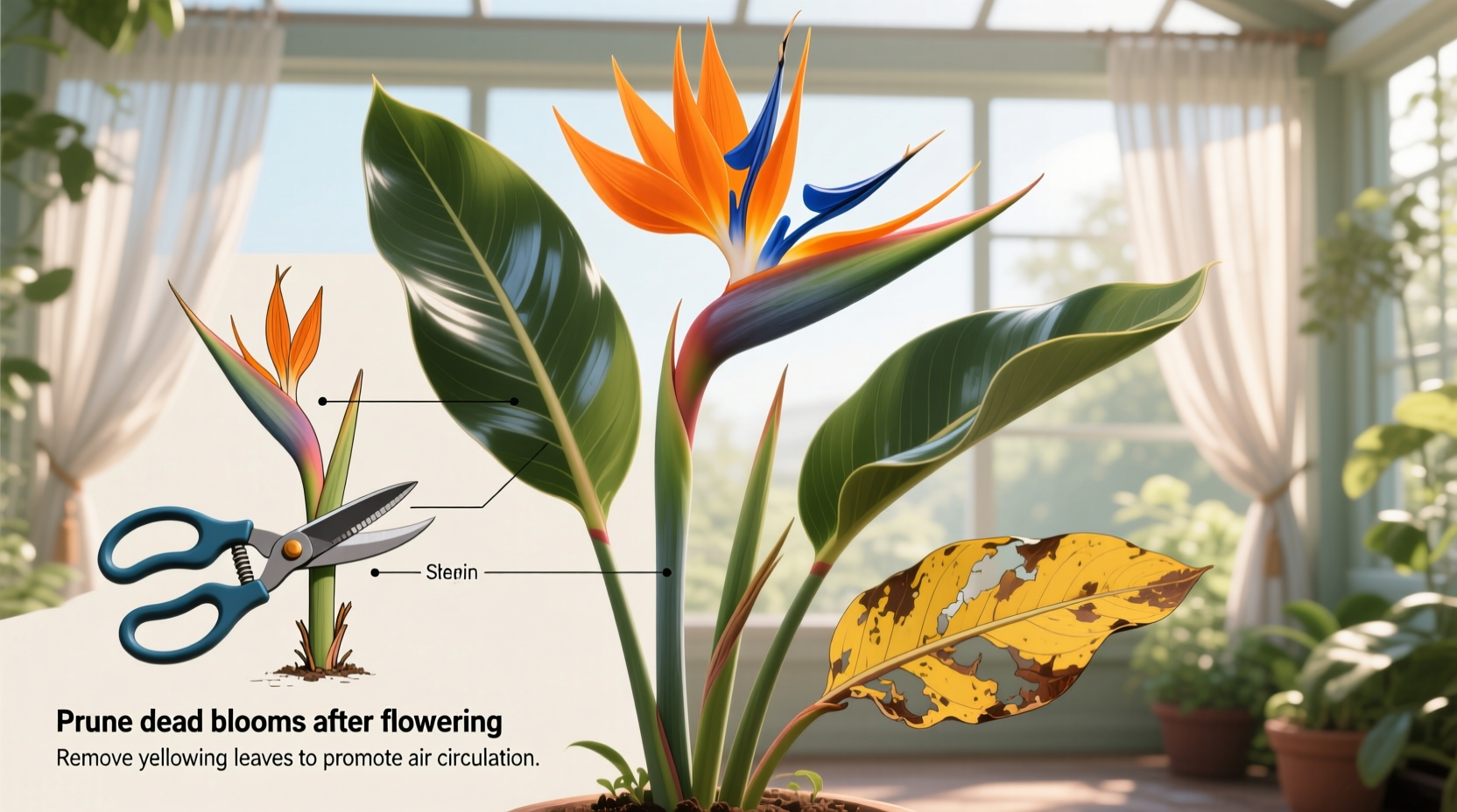 How to Prune Birds of Paradise for Health and Blooms