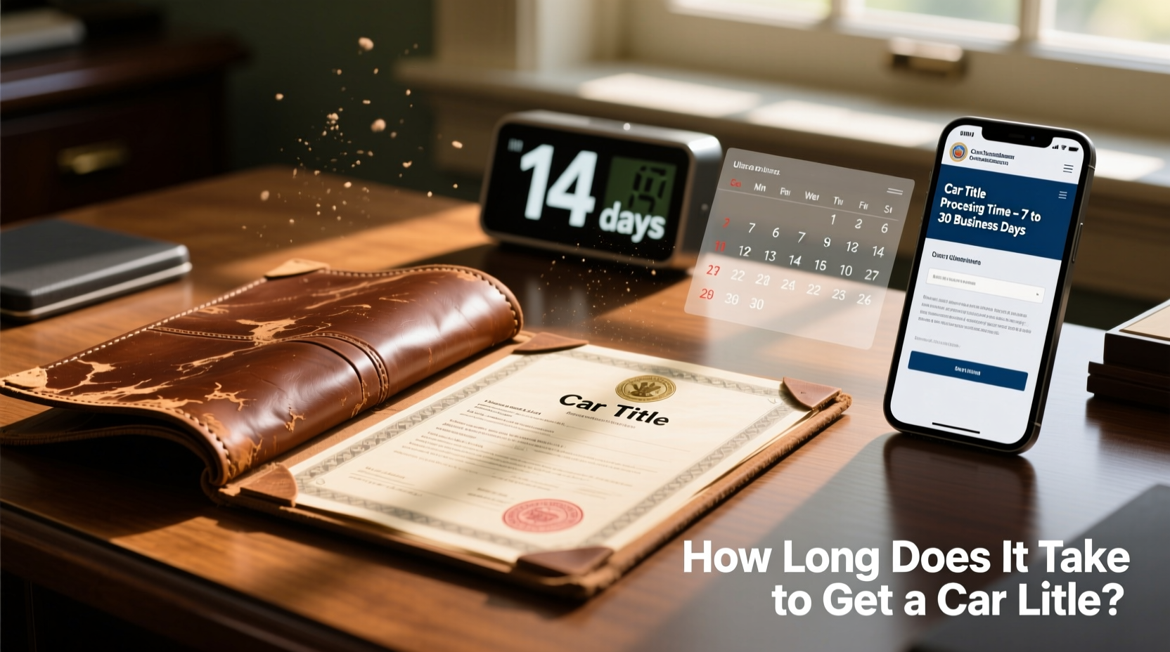 how long does it take to get a car title