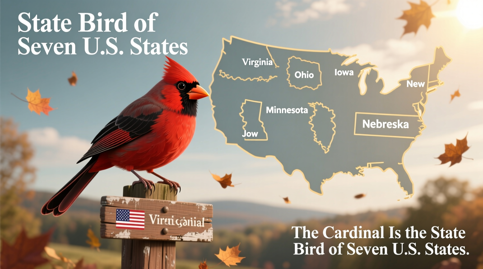 The Cardinal Is the State Bird of Seven U.S. States