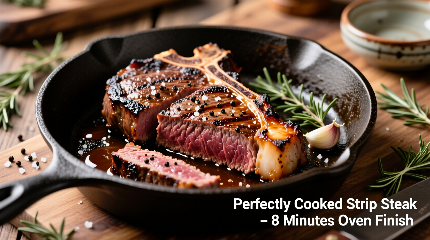 how to cook strip steak in oven