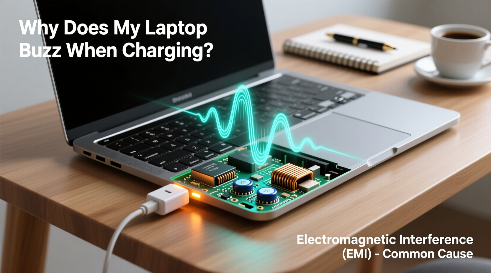 why does my laptop make a buzzing noise only when charging