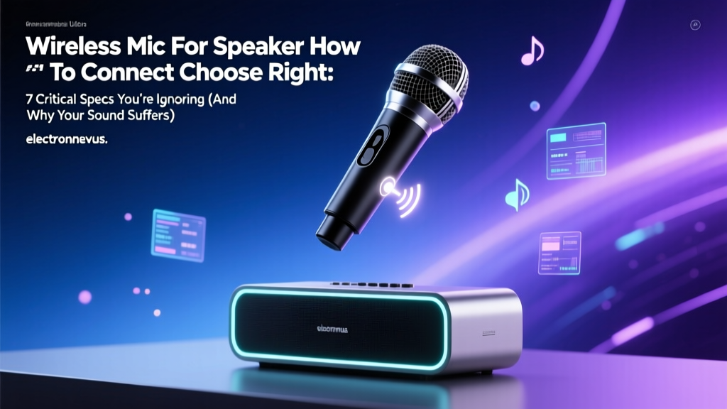 Wireless Mic For Speaker How To Connect Choose Right: 7 Critical Specs You’re Ignoring (And Why Your Sound Suffers)