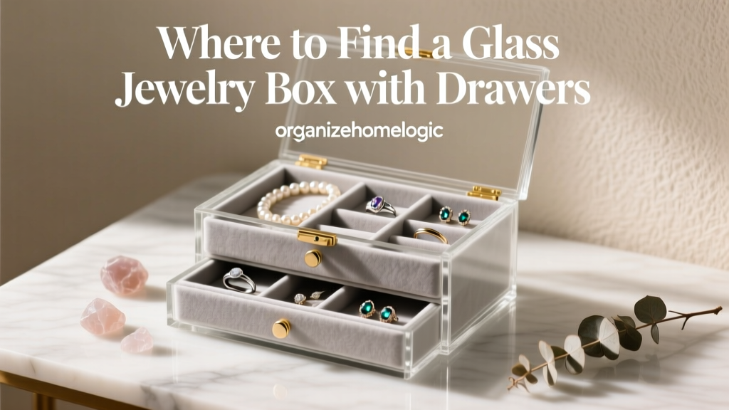 Where to Find a Glass Jewelry Box with Drawers