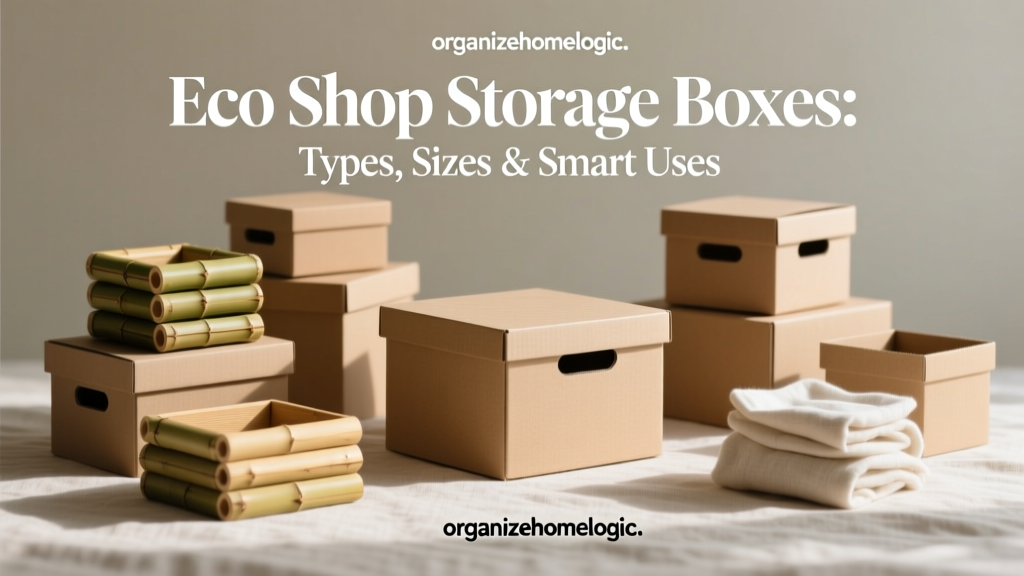 Eco Shop Storage Boxes: Types, Sizes & Smart Uses