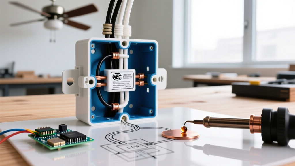 Ceiling Fan Electrical Wiring Safety: NEC Box & Brace Rules