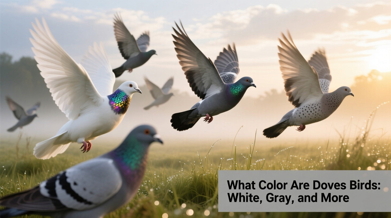 what color are doves birds