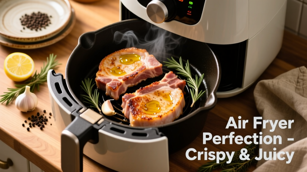 Best Air Fryer Thin Pork Chops Recipe (Crispy & Juicy!)