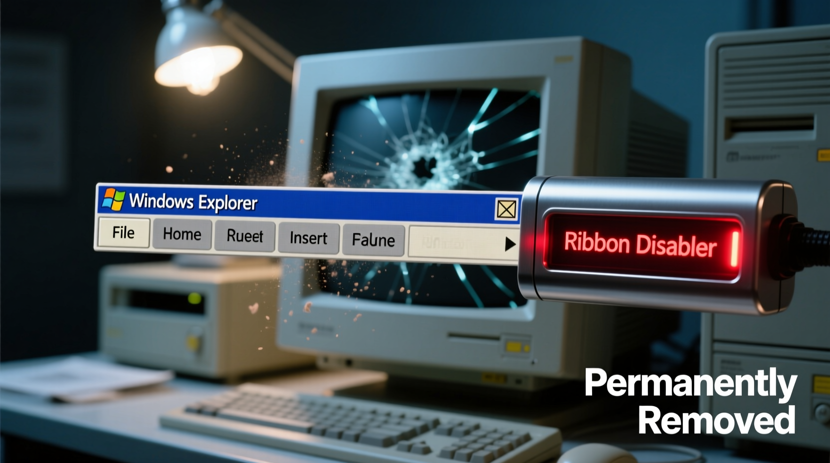 ribbon disabler permanently removes the explorer ribbon