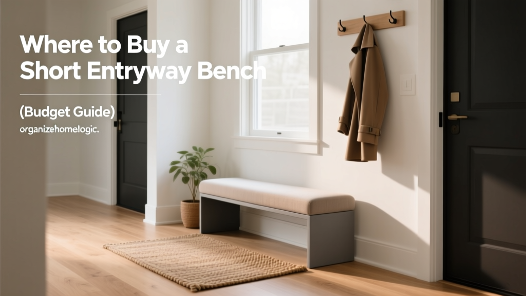 Where to Buy a Short Entryway Bench (Budget Guide)