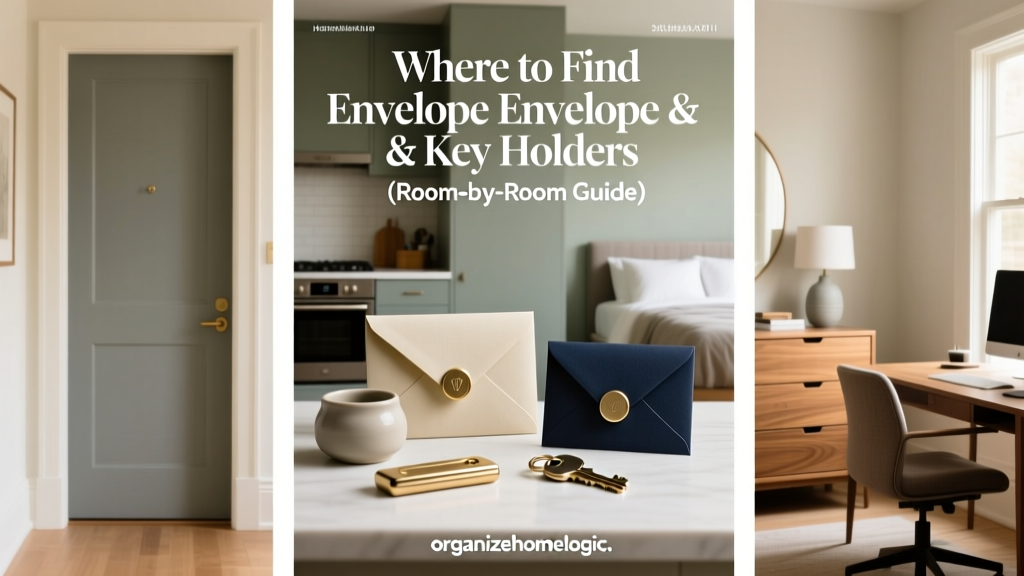 Where to Find Envelope & Key Holders (Room-by-Room Guide)