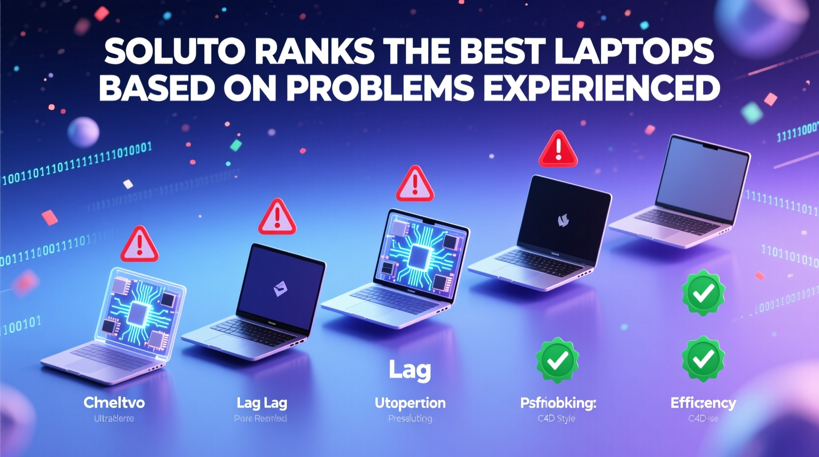 soluto ranks the best laptops based on problems experi