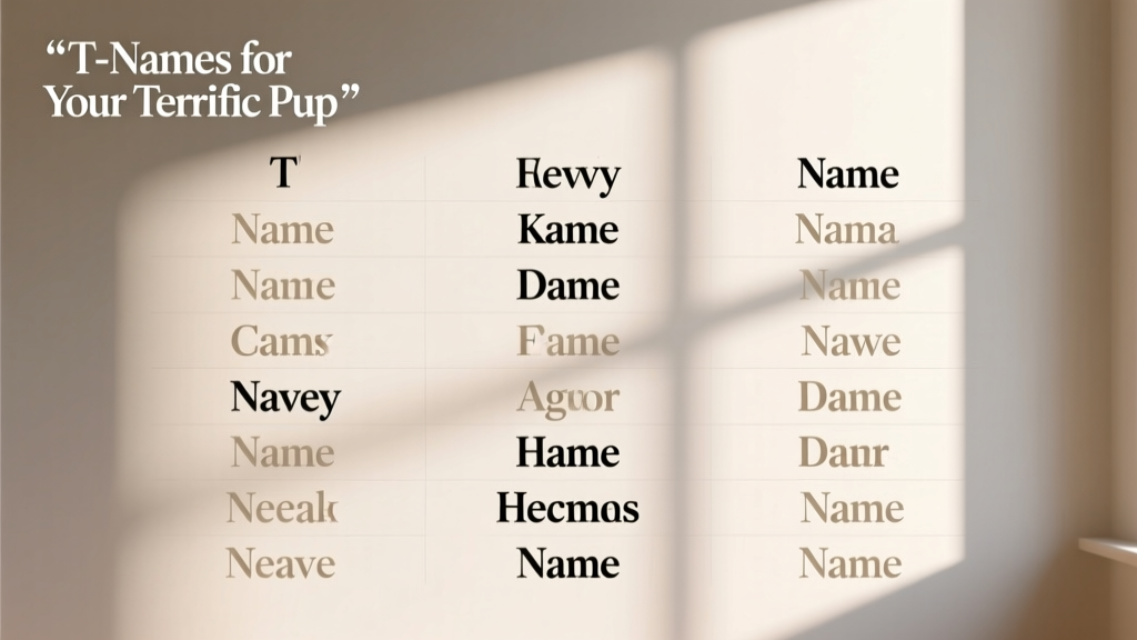 300+ Dog Names Starting With T for Your Terrific Pup