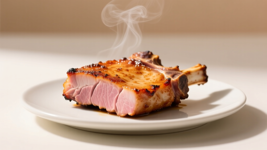 Marinated Bone-In Pork Chops Air Fried Perfectly