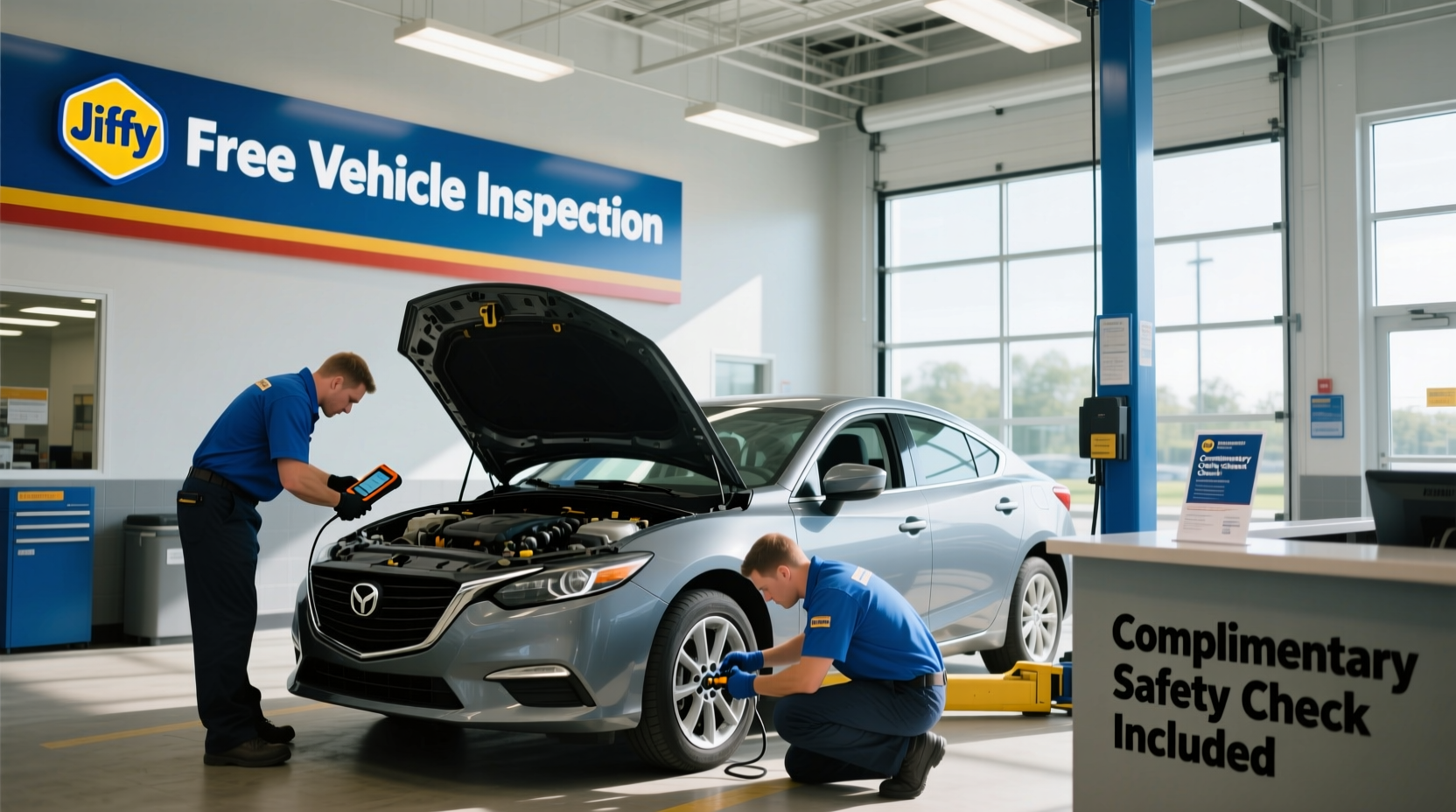 does jiffy lube do car inspections