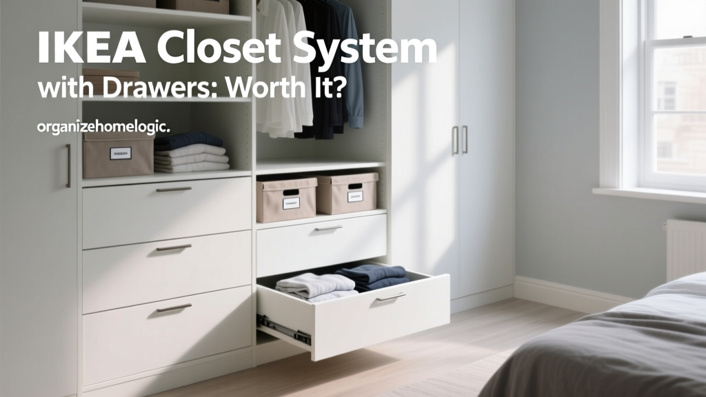IKEA Closet System with Drawers: Worth It?