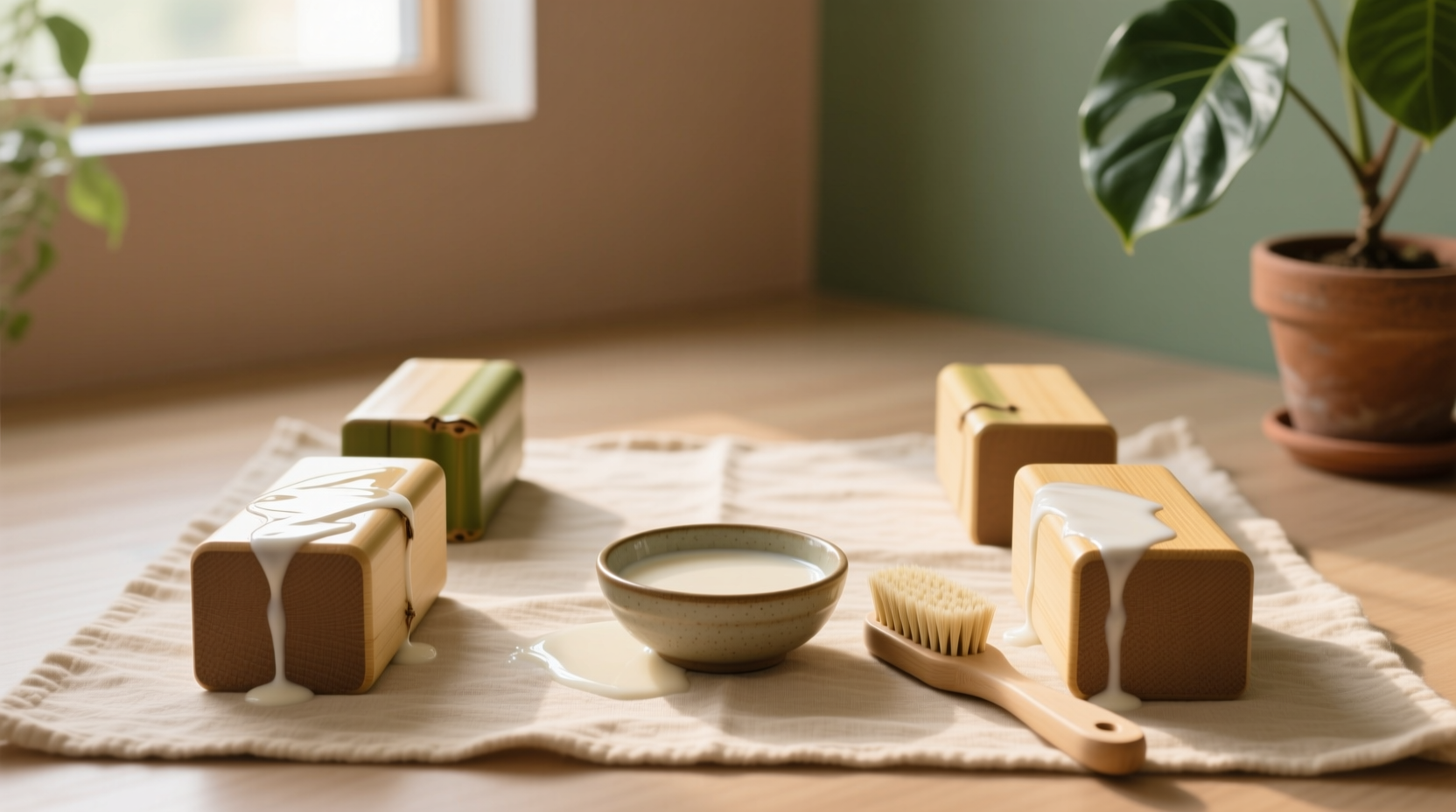 eco friendly cleaning tips for bamboo yoga blocks