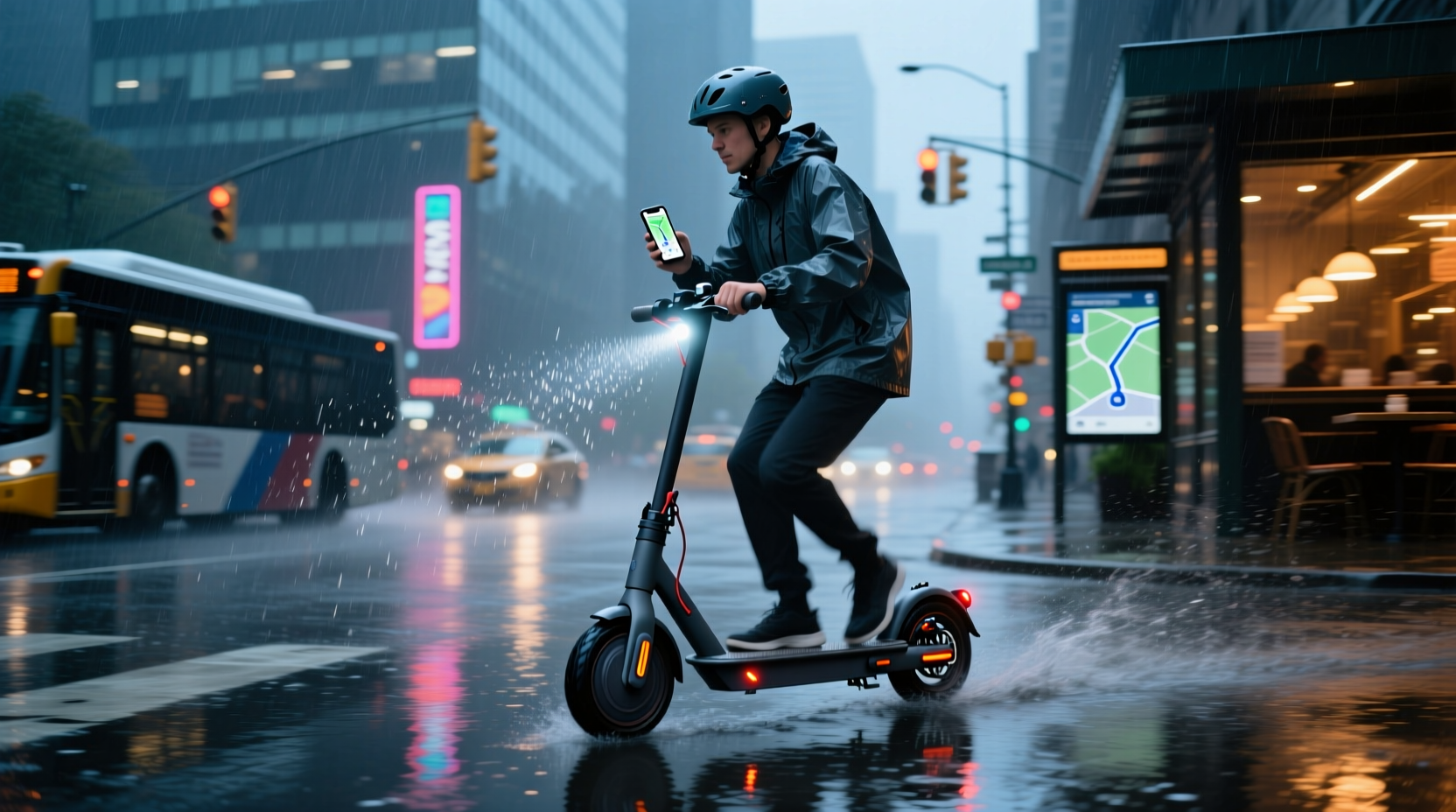 are electric scooters worth it for short commutes in rainy cities