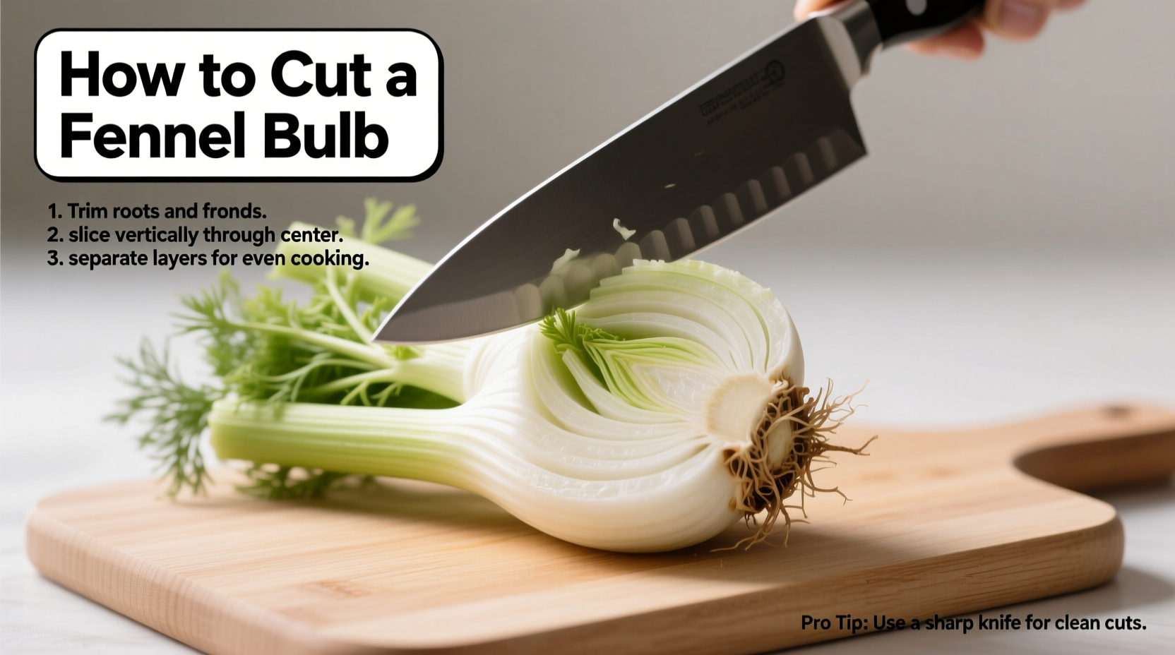 How to Cut a Fennel Bulb: Professional Chef's Guide