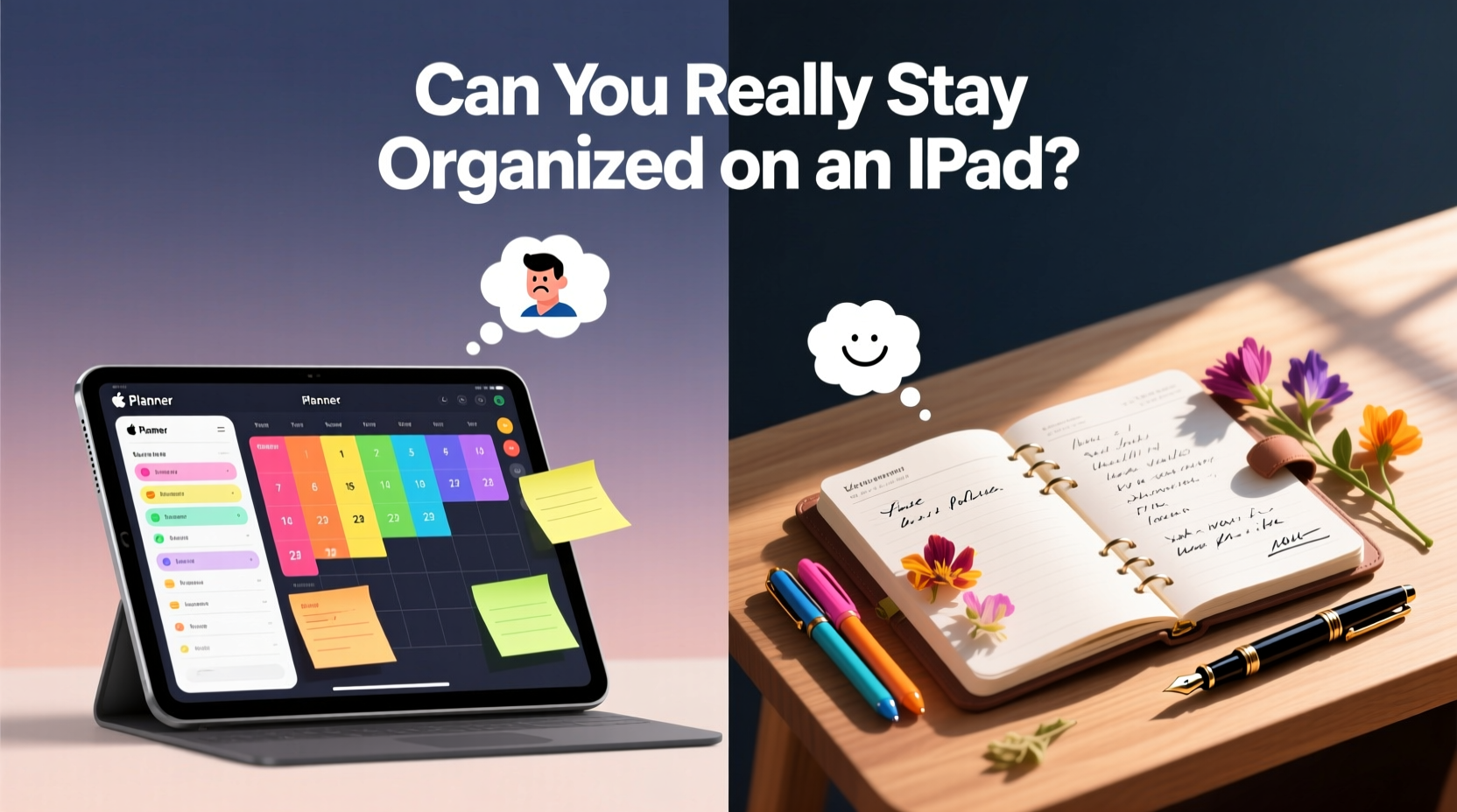 digital planner vs paper planner can you really stay organized on an ipad