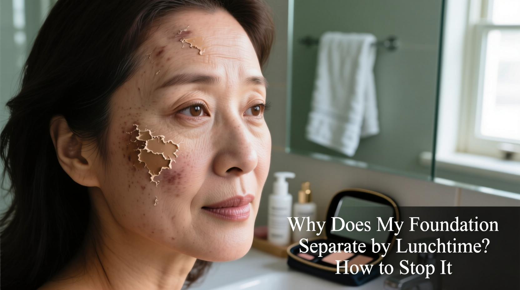 why does my foundation separate by lunchtime and how to stop it