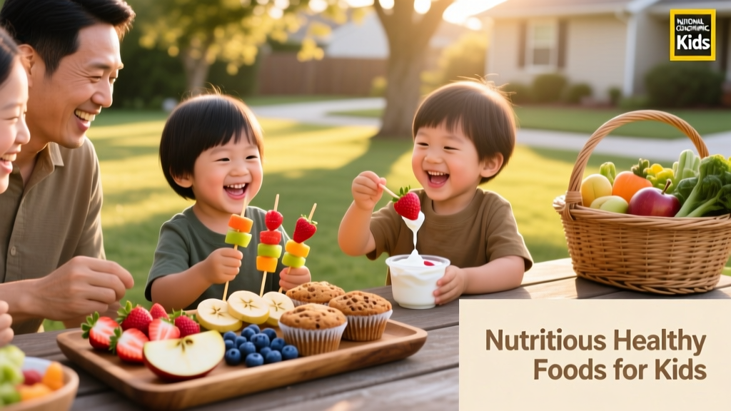 Nutritious Healthy Foods for Kids: Science-Backed Choices That Support Growth, Focus, and Lifelong Wellness