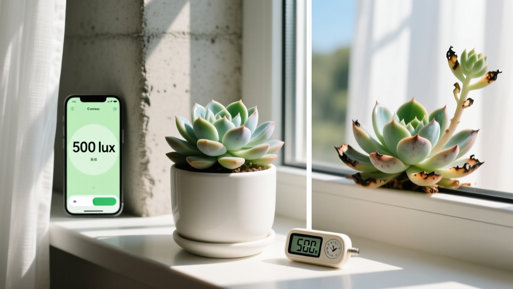Succulent Light Needs: How Much Lux for Indoor Plants?