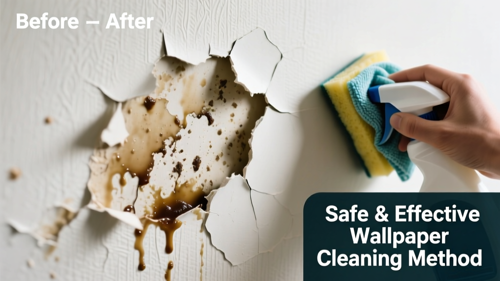 How to Remove Vomit from Wallpaper Safely