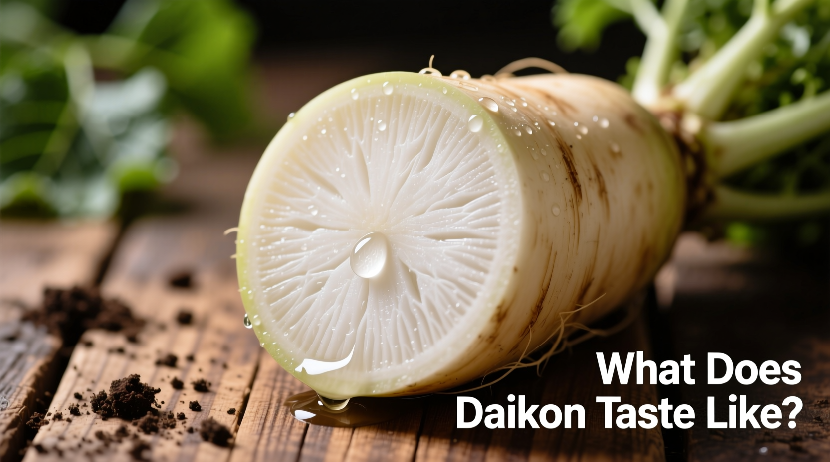 Daikon Taste Profile: Mild Sweetness with Subtle Pepper Notes