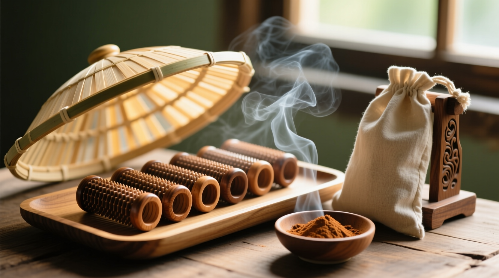 eco friendly cleaning sanitize wooden hair rollers
