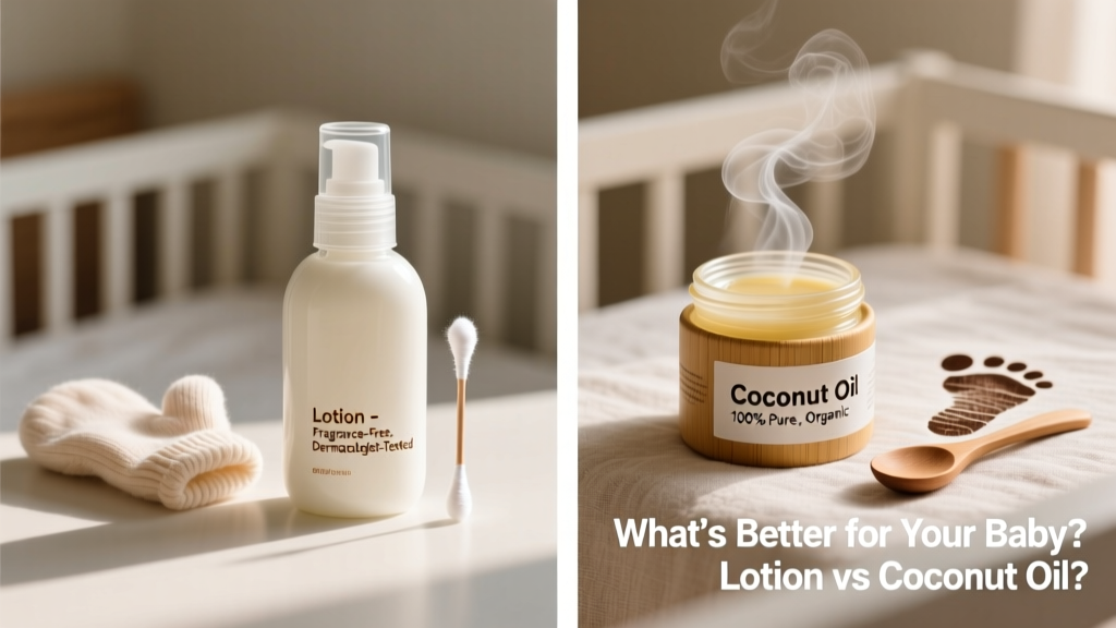 Lotion Versus Coconut Oil: What’s Better for Your Baby’s Skin? Evidence-Based Insights for Parents