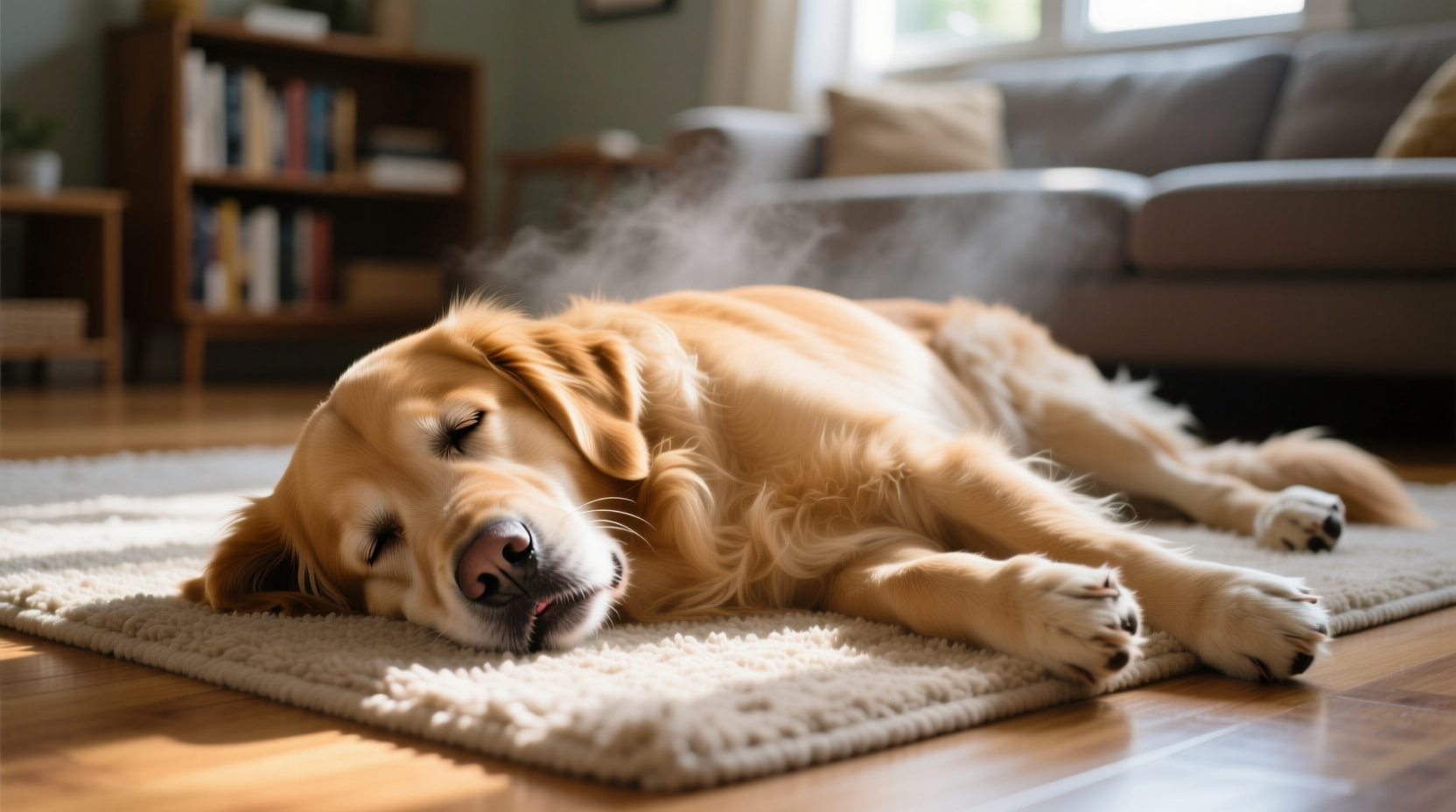 why does my dog sigh when lying down is it sadness or contentment