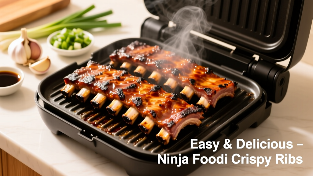 Beef Ribs in Ninja Foodi Grill: Crispy, Tender & Easy