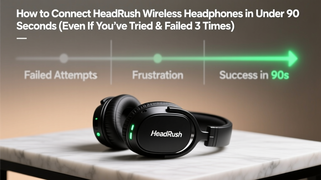 HeadRush Wireless Headphones Connection Guide (2026)