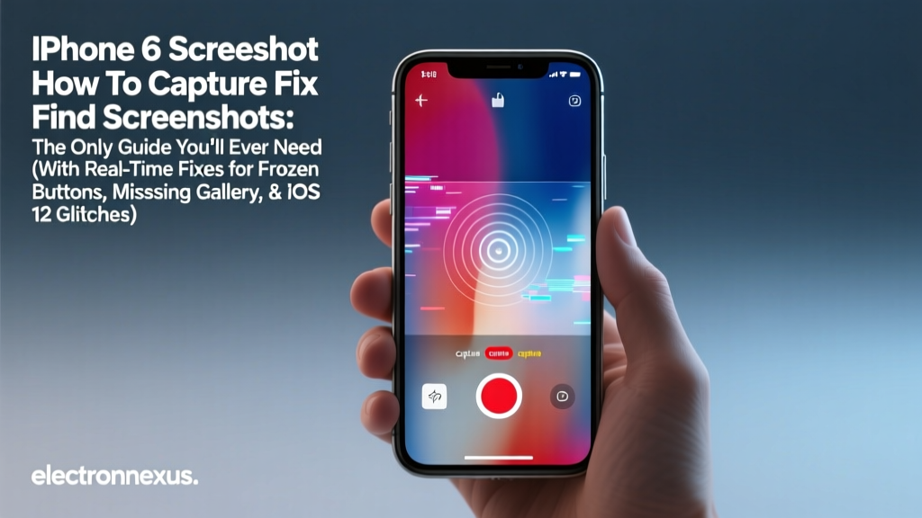 iPhone 6 Screenshot How To Capture Fix Find Screenshots: The Only Guide You’ll Ever Need (With Real-Time Fixes for Frozen Buttons, Missing Gallery, & iOS 12 Glitches)