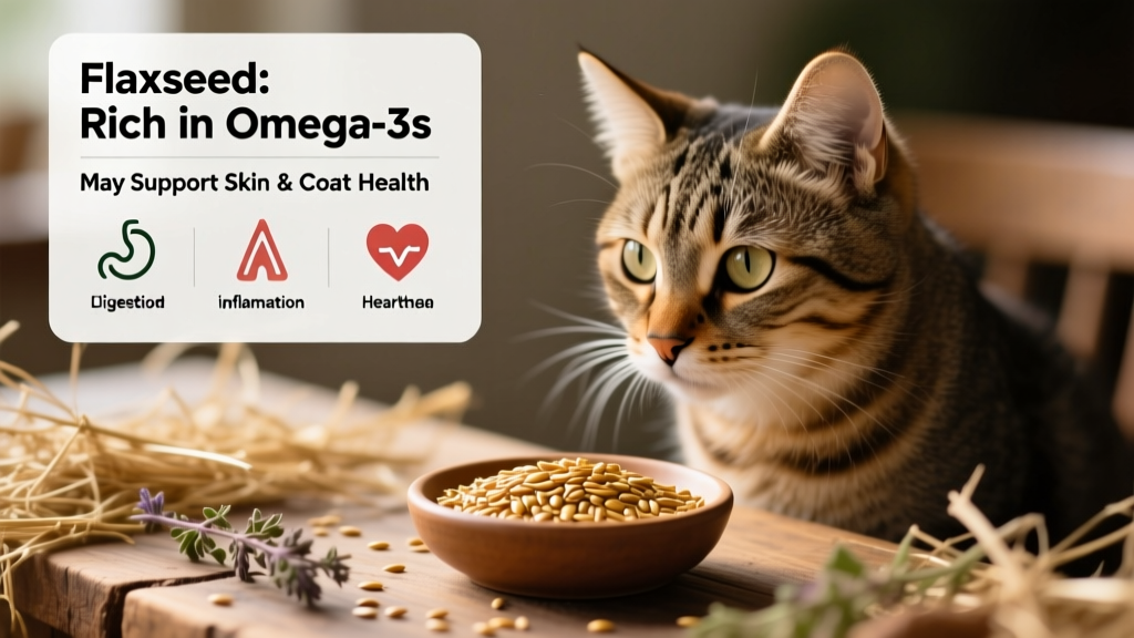 Can Cats Eat Flaxseed? Vet-Reviewed Facts & Potential Health Benefits