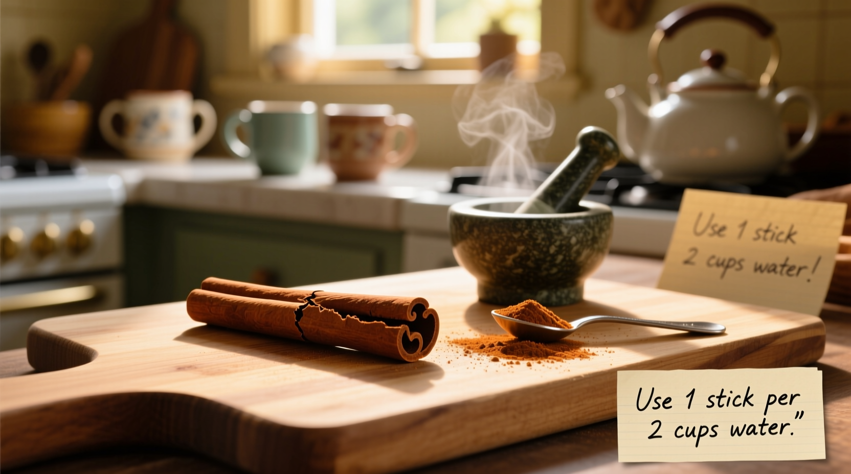 Zimtstangen in verschiedenen Anwendungen