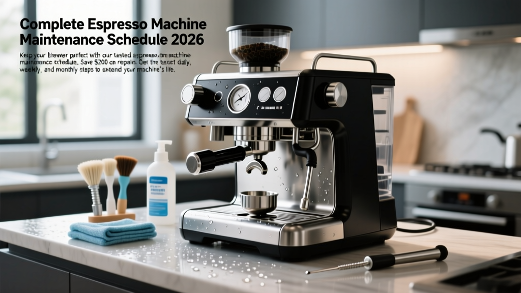 Complete Espresso Machine Maintenance Schedule 2026