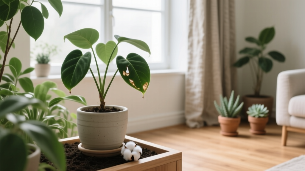 Cotton Balls in Plants Dropping Leaves: Truth & Fixes