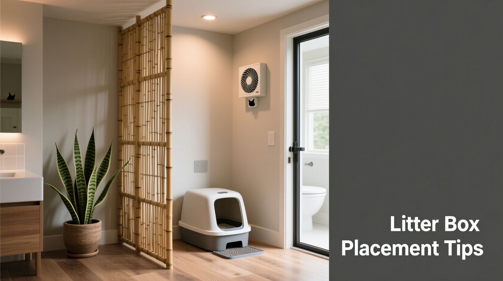 litter box placement tips to keep odors contained and cats happy