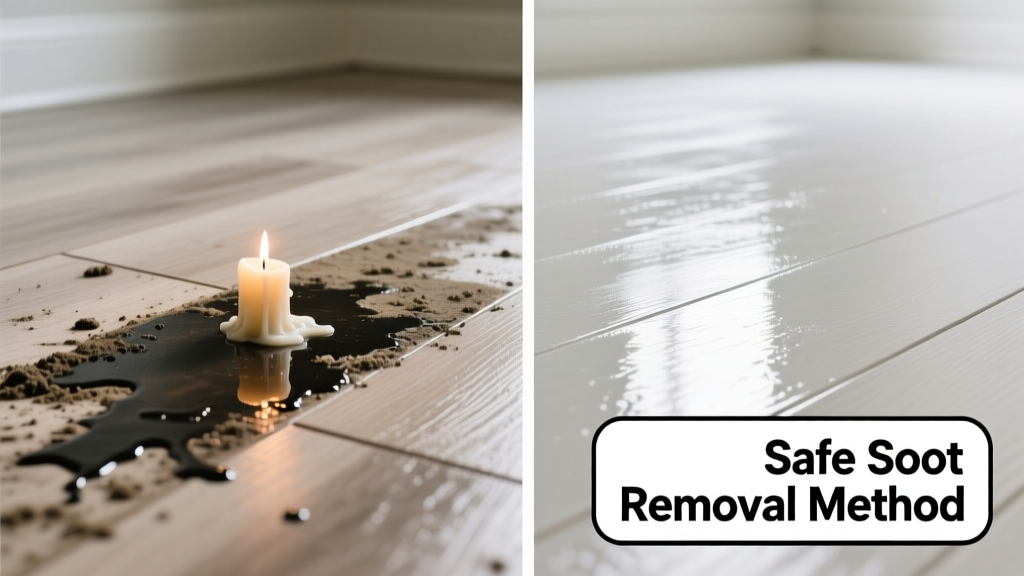 How to Remove Candle Soot from Vinyl Flooring Safely