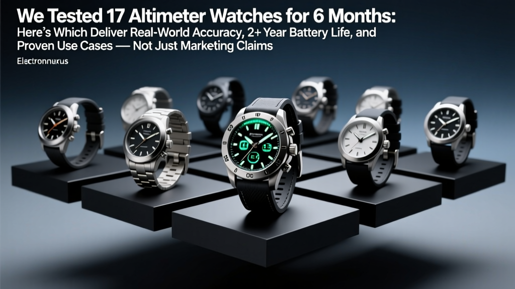 We Tested 17 Altimeter Watches for 6 Months: Here’s Which Deliver Real-World Accuracy, 2+ Year Battery Life, and Proven Use Cases — Not Just Marketing Claims